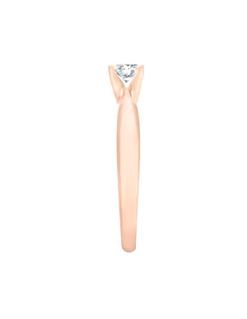 Anillo de compromiso 14 k Miloro diamante 2