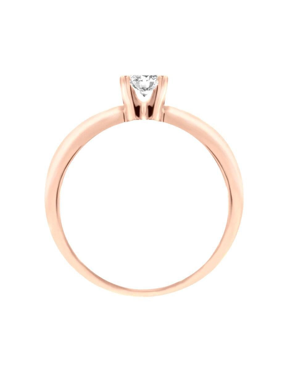 Anillo de compromiso 14 k Miloro diamante 3