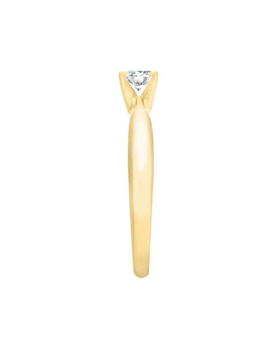 Anillo de compromiso "de" oro 14 k klamore miloro diamante