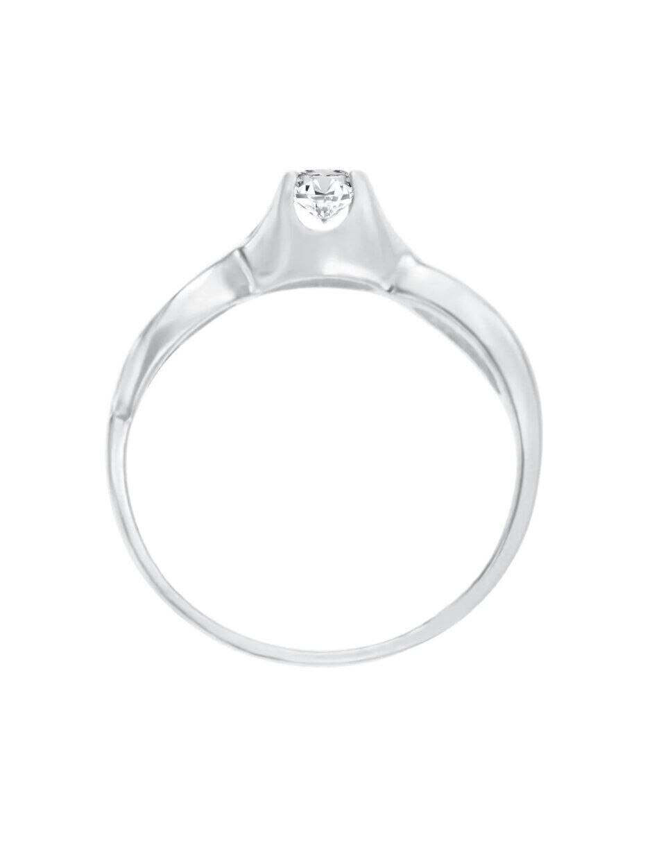 Anillo de compromiso de oro 14 k Betsy diamante 5