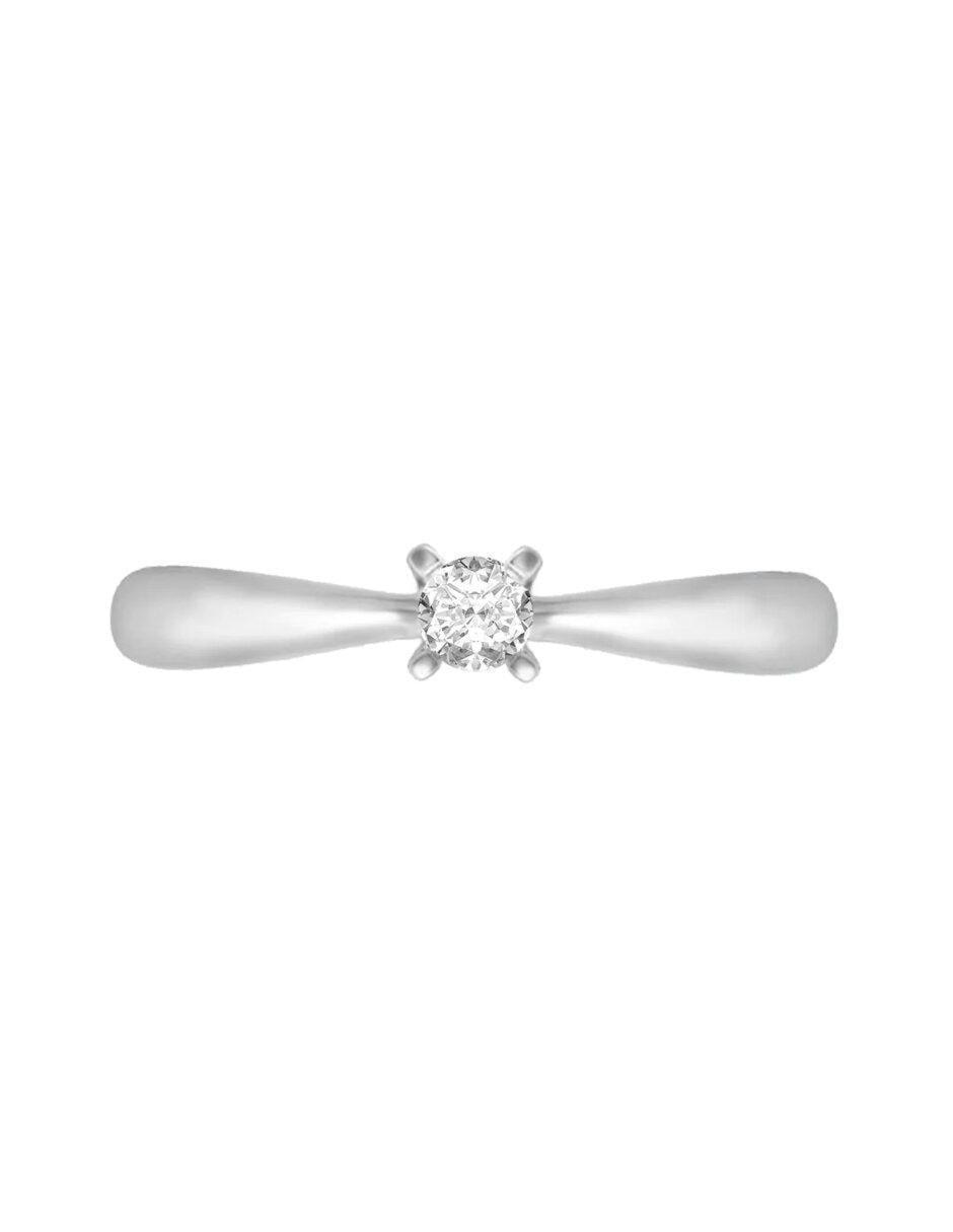 Anillo de compromiso de oro 14 k Miloro diamante