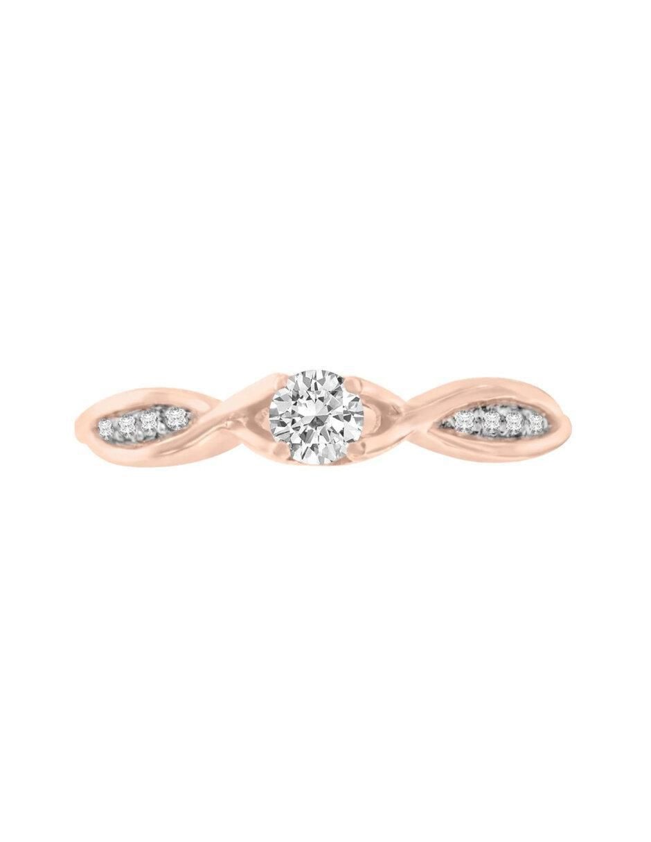 Anillo de compromiso de oro 14 k Betsy diamante Anillo de compromiso de oro 14 k Betsy diamante