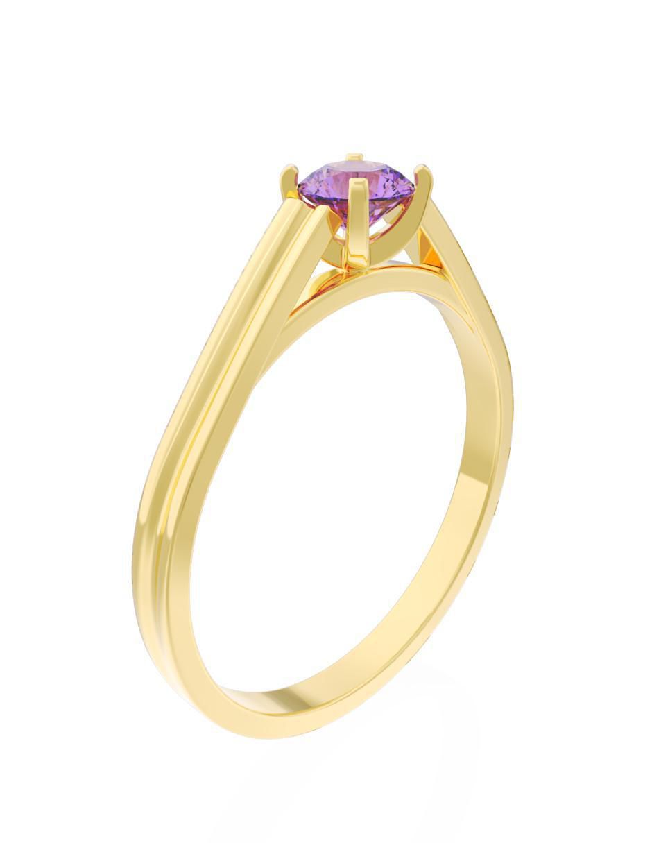 Anillo de compromiso "de" oro 14 k fonelli eternidad 2025 zirconia