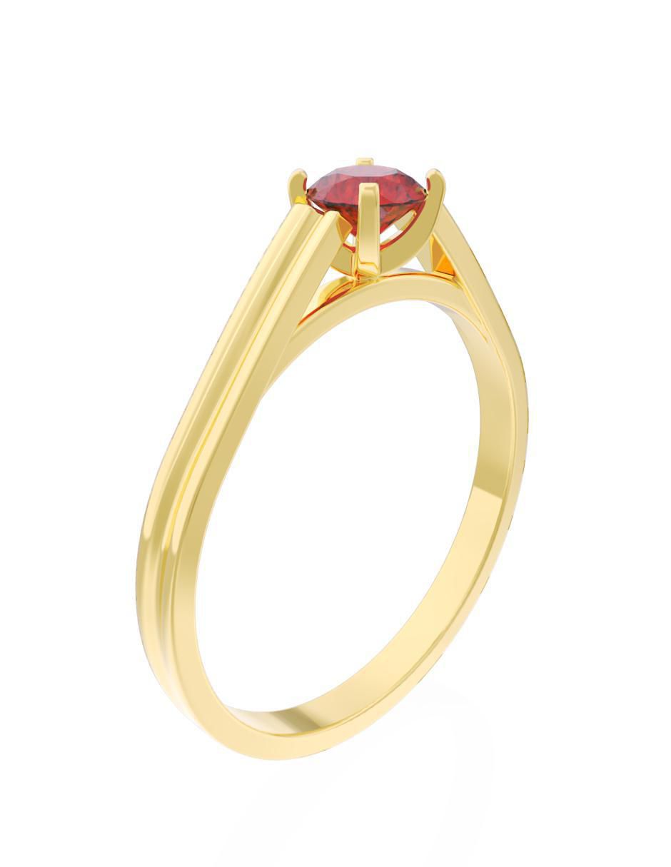 Anillo de compromiso "de" oro 14 k fonelli eternidad 2025 zirconia