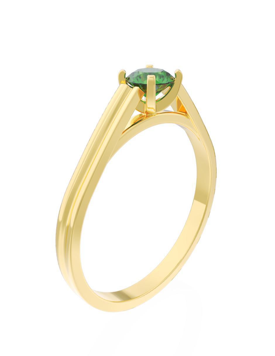 Anillo de compromiso "de" oro 14 k fonelli eternidad 2025 zirconia