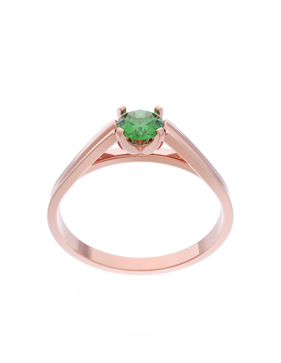 Anillo de compromiso de oro 14 k Eternidad 2025 2