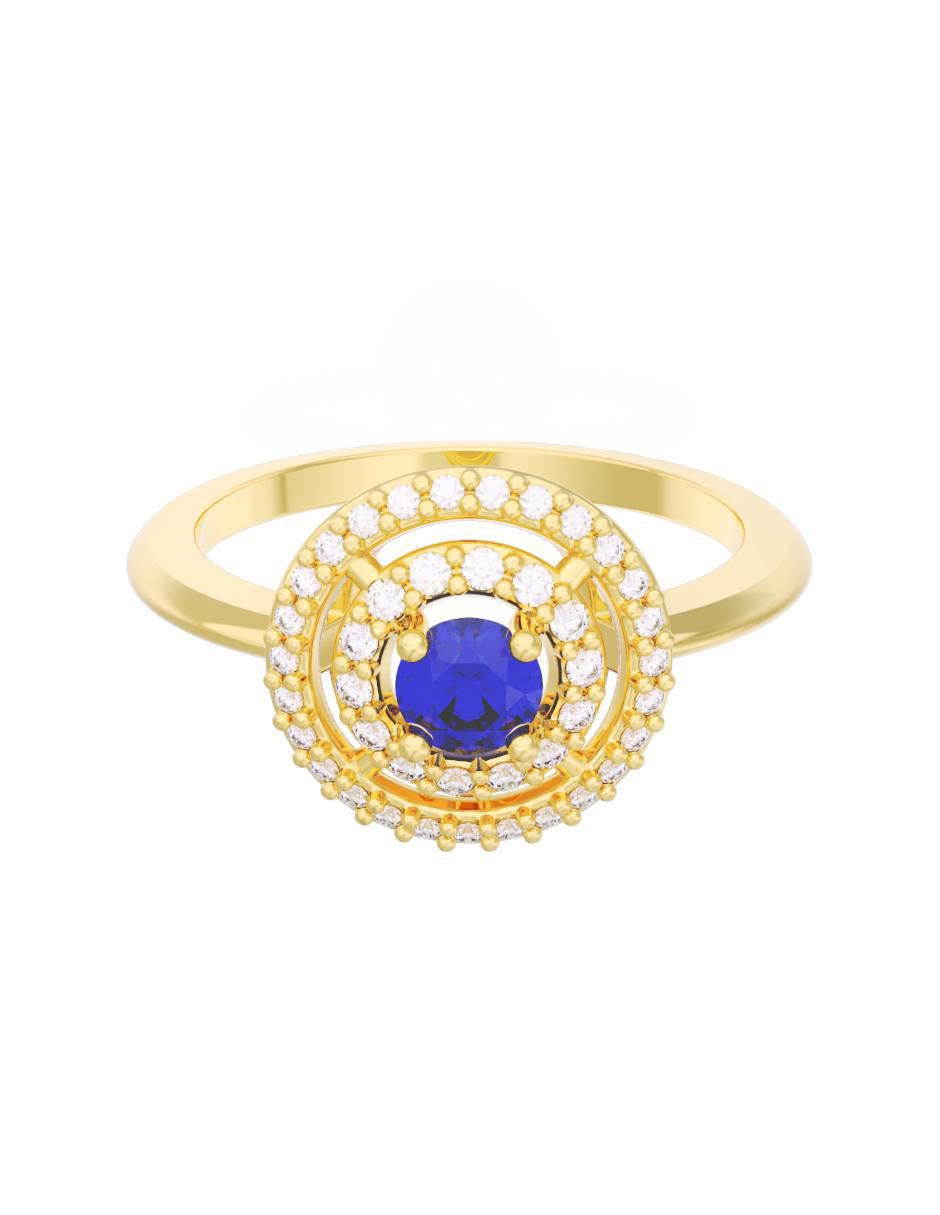Anillo de compromiso de oro 10 k Eternidad 2025