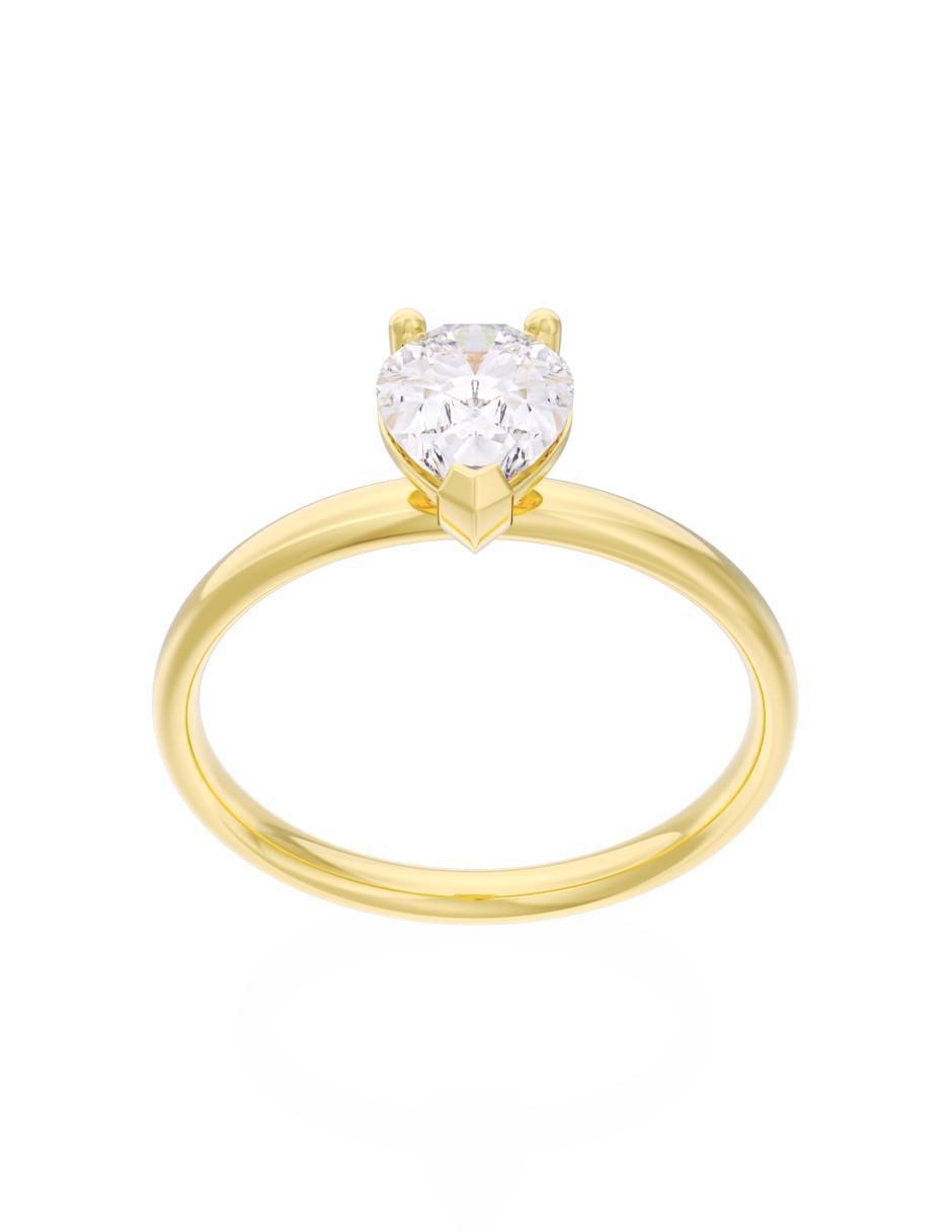 Anillo de compromiso de oro 10 k Eternidad 2025 2