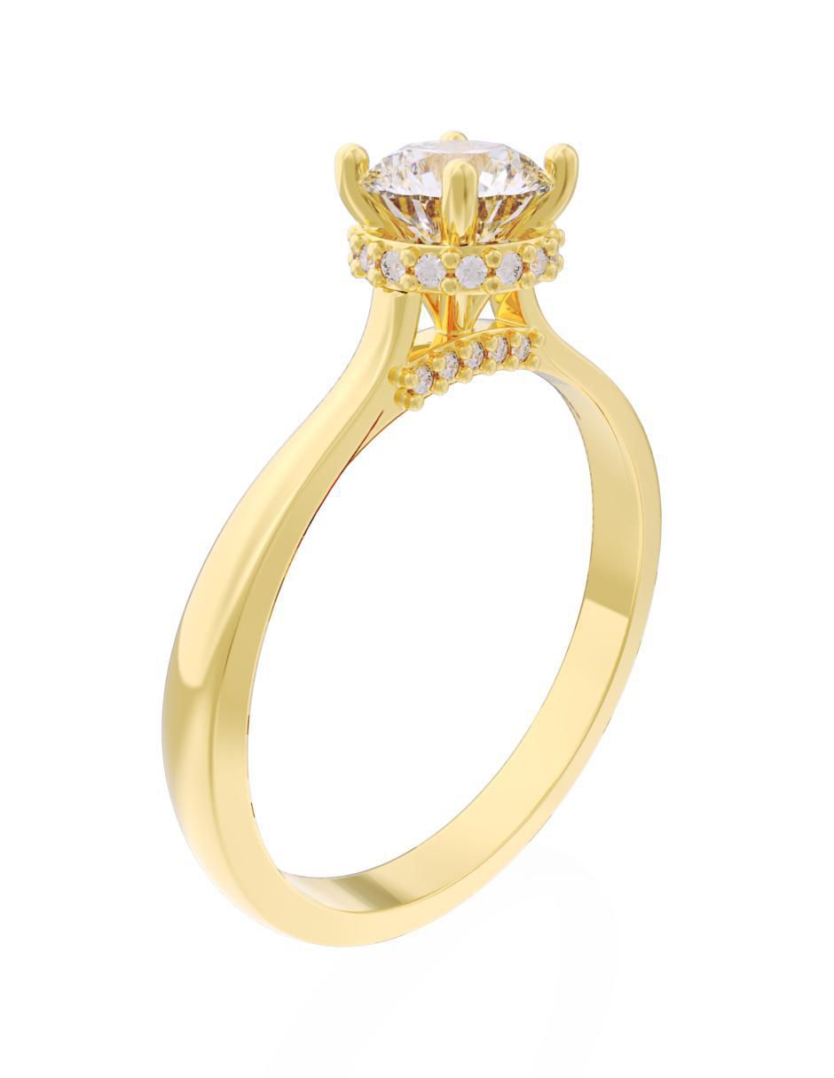 Anillo de compromiso "de" oro 14 k fonelli eternidad 2025 zirconia