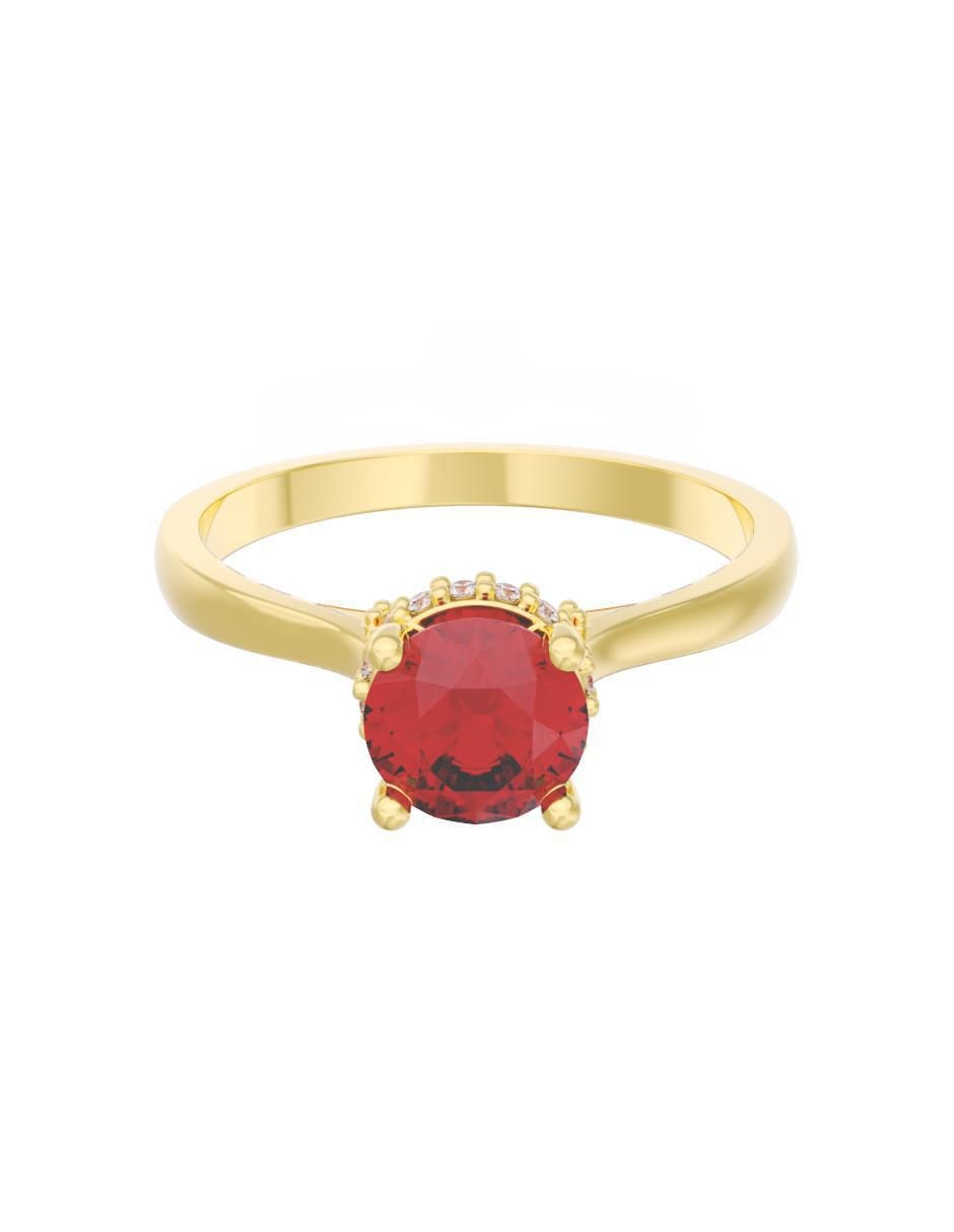 Anillo de compromiso de oro 10 k Eternidad
