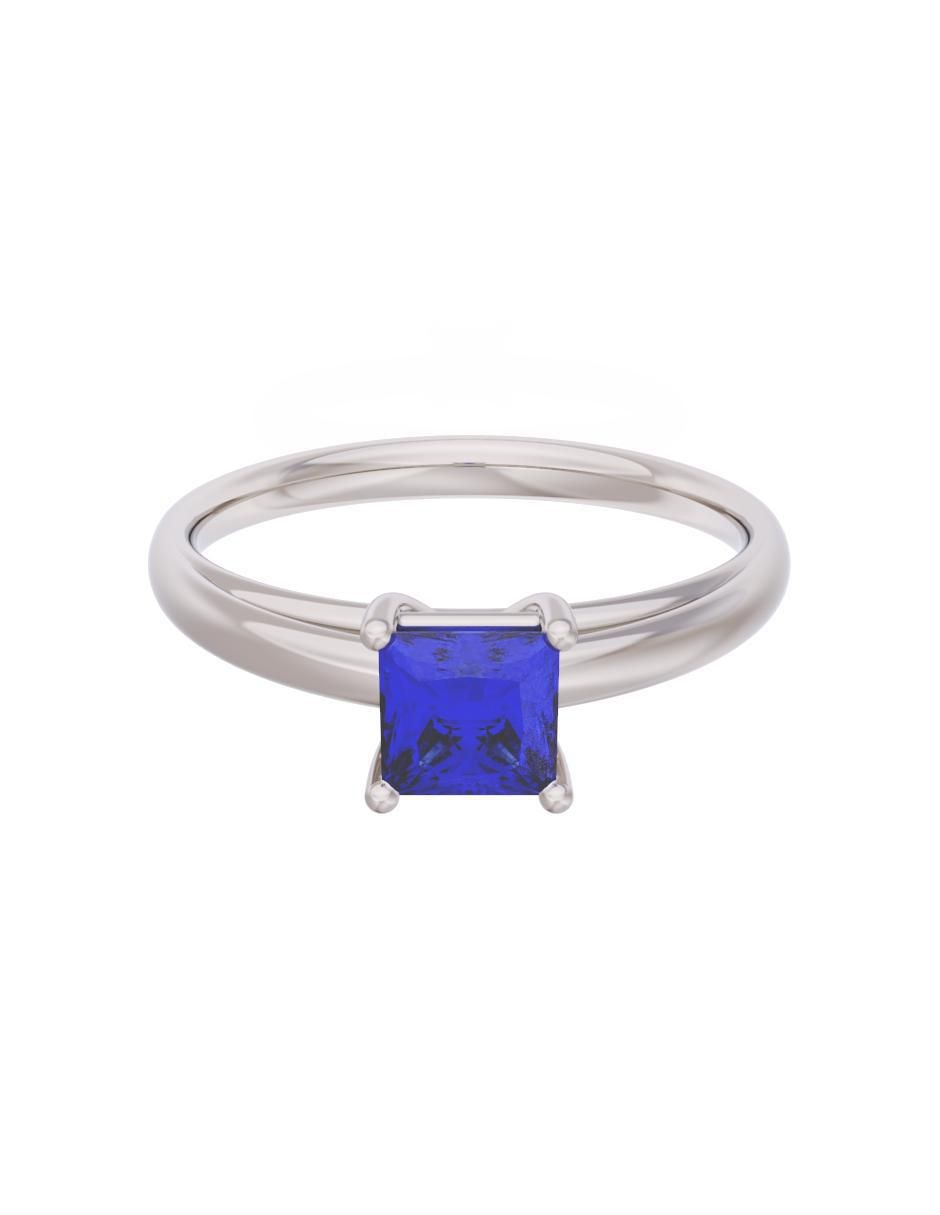 Anillo de compromiso de oro 10 k Eternidad