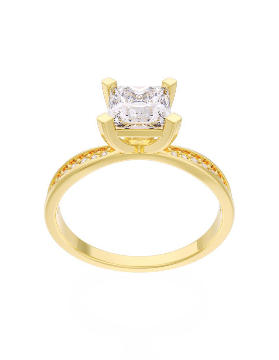 Anillo de compromiso "de" oro 10 k fonelli eternidad 2025 zirconia