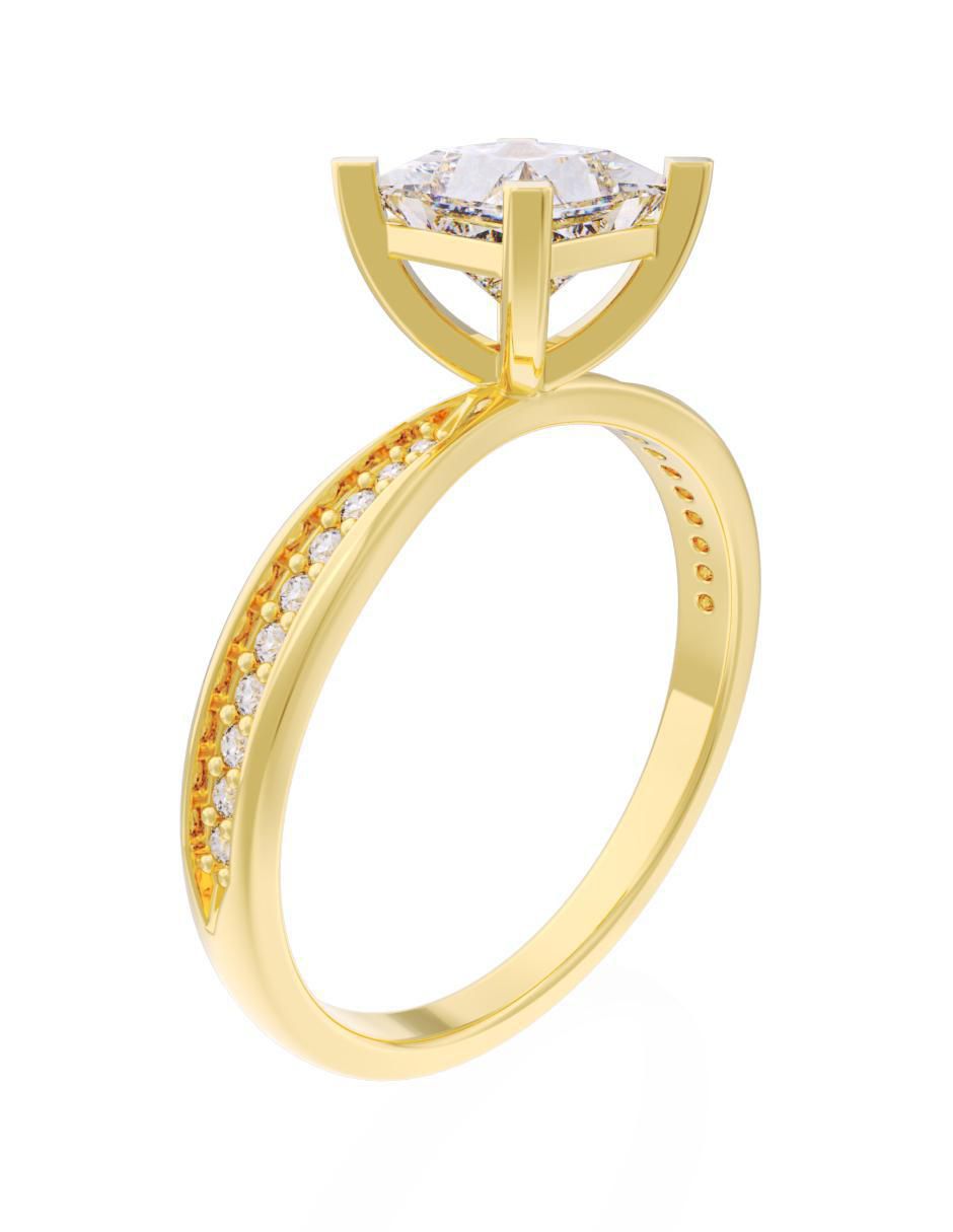 Anillo de compromiso "de" oro 10 k fonelli eternidad 2025 zirconia