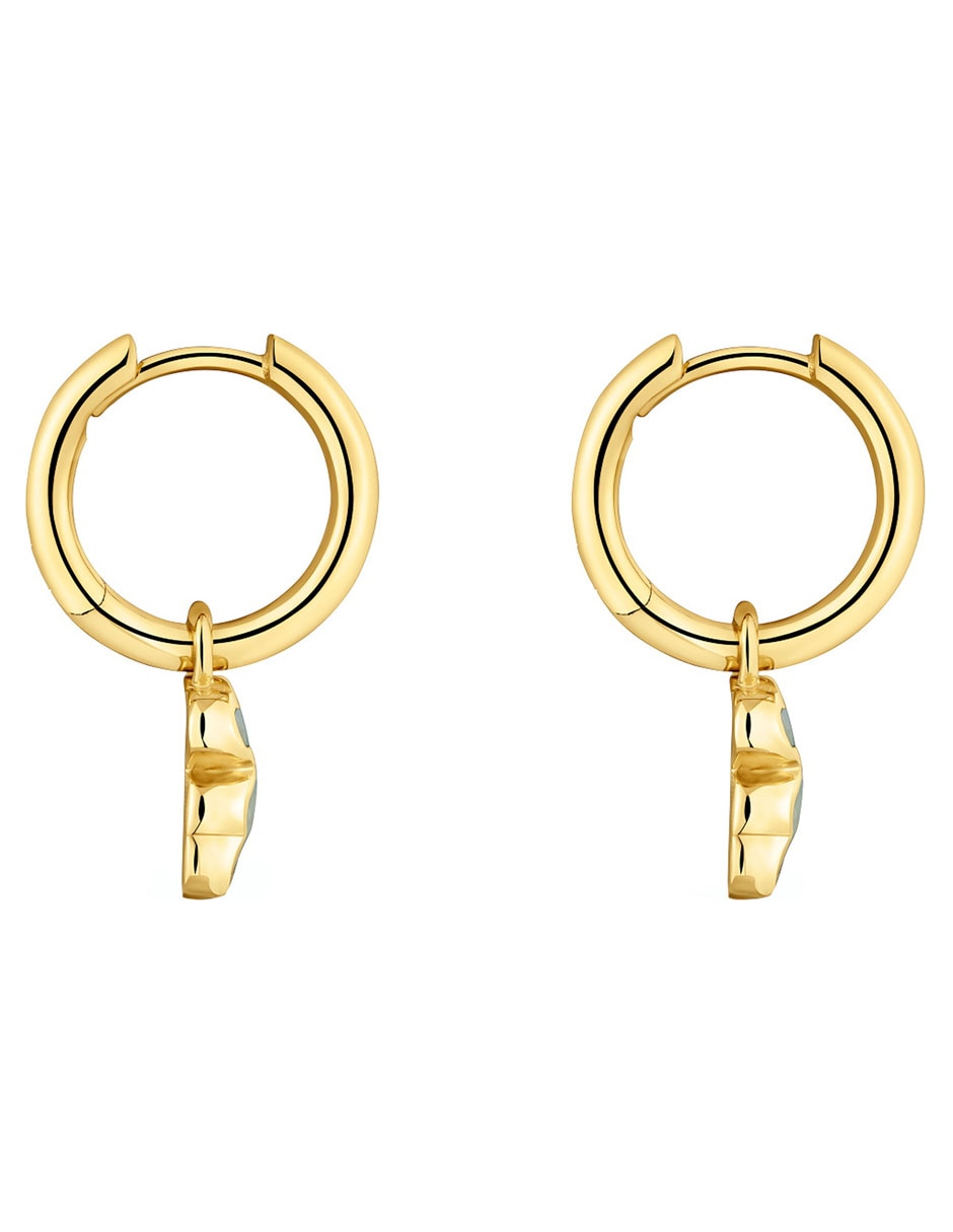 Aretes de oso Icon Color Lgg de plata P925 con acabado brillante espinela 2