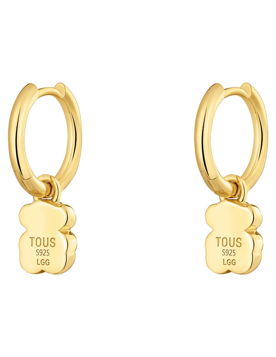 Aretes de oso Icon Color Lgg de plata P925 con acabado brillante espinela 3