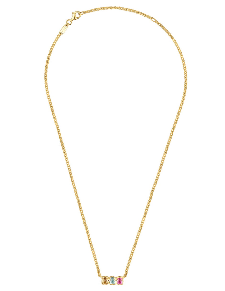 Collar oso Icon Color Lgg de plata P 925 2
