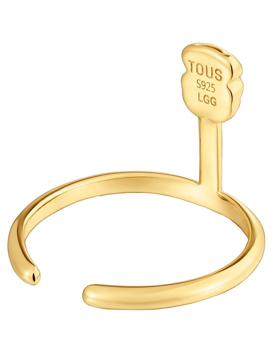 Anillo de oso Icon Color LGG P 925 de plata rubí brillante 2