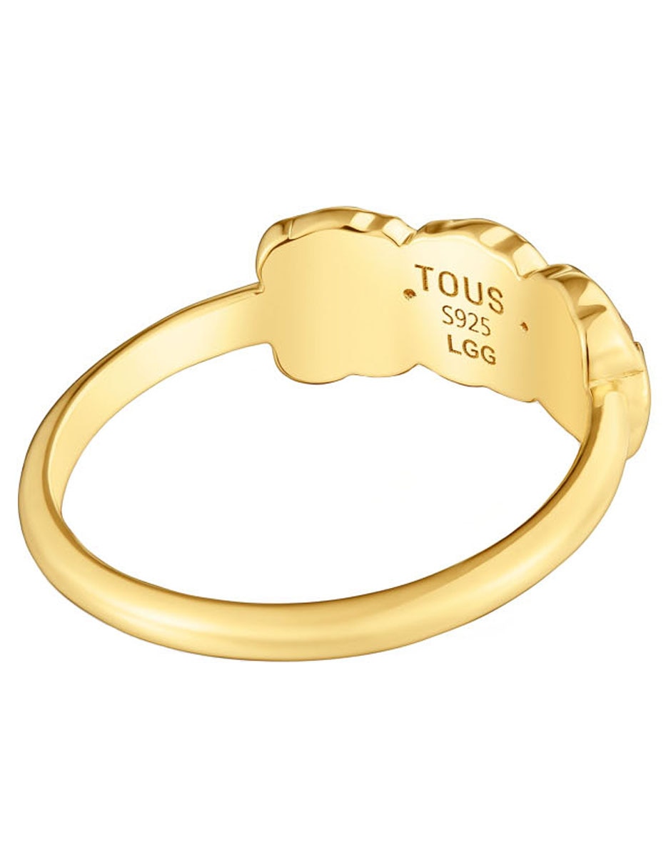 Anillo de oso Icon Color LGG P 925 de plata zafiro brillante 2
