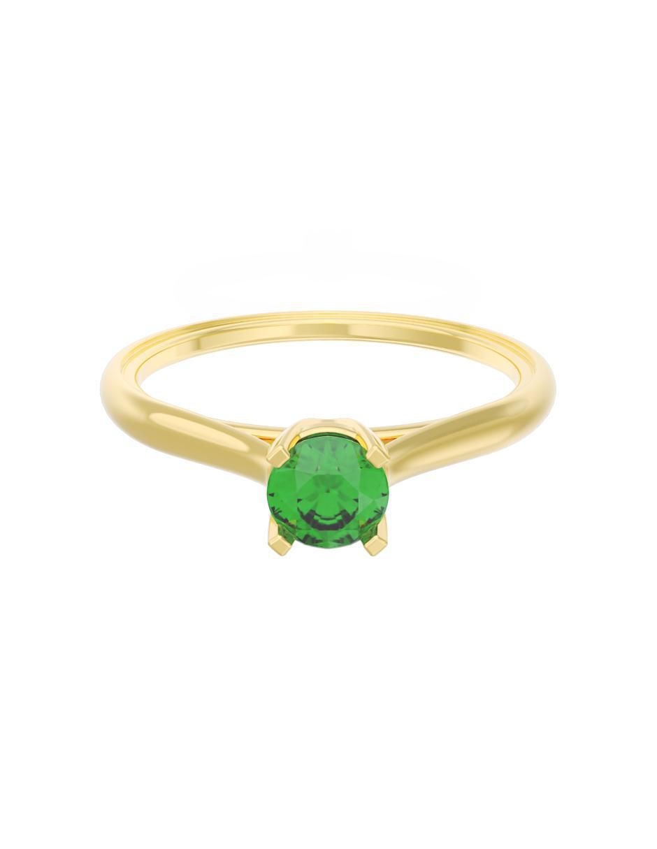 Anillo de compromiso de oro 14 k Eternidad 2025