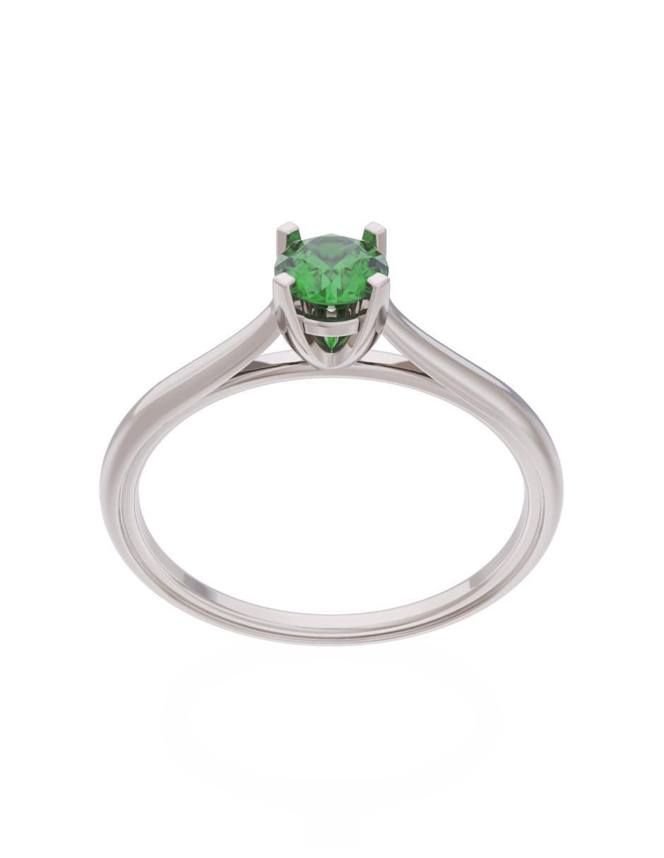 Anillo de compromiso de oro 14 k Eternidad 2025 2