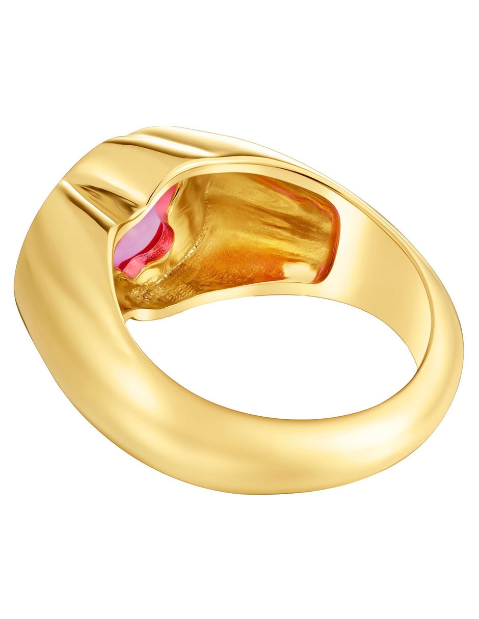Anillo de oso Icon Color LGG P 925 de plata rubí brillante 3