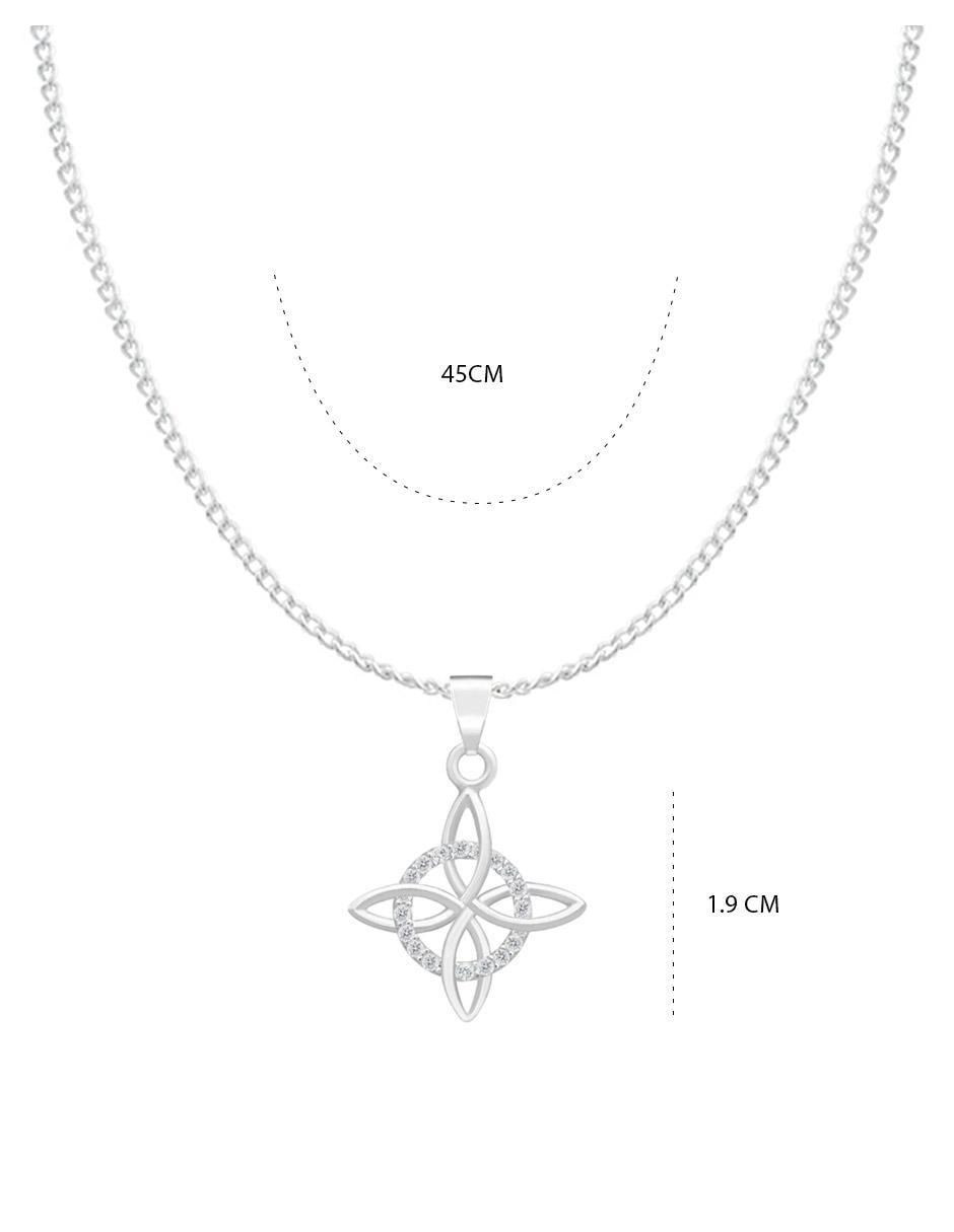 Collar con dije de plata P 925 5