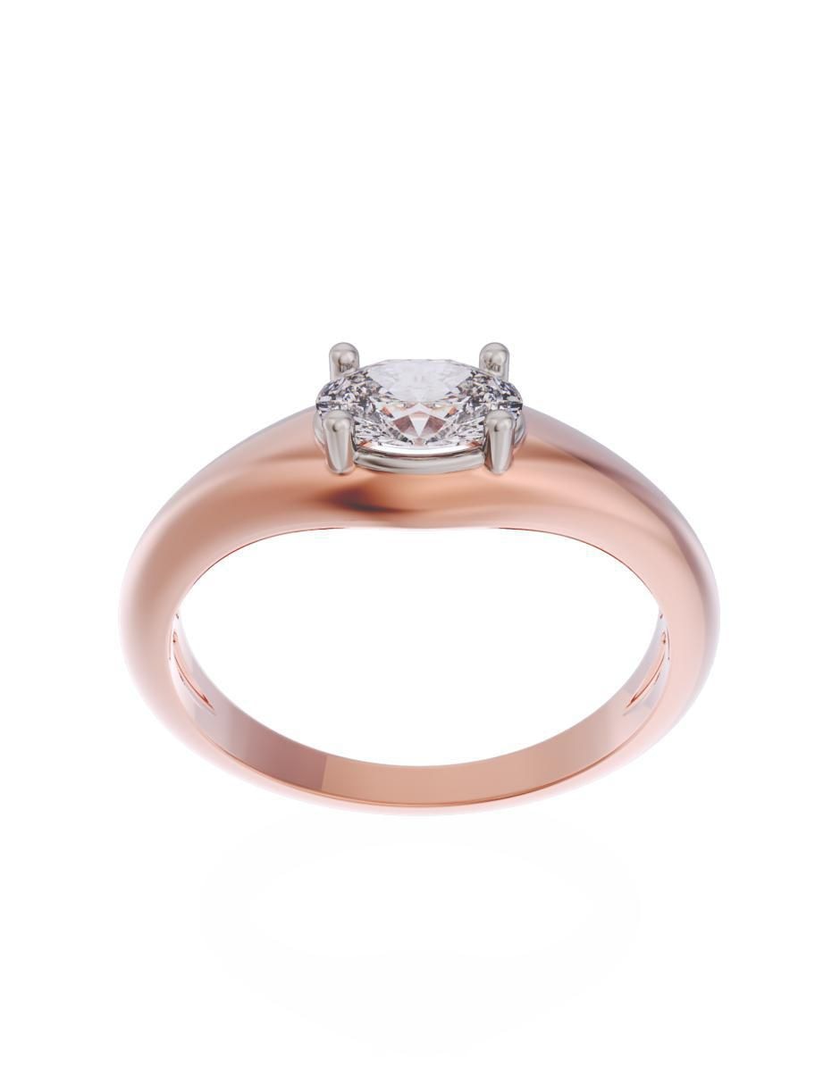 Anillo de compromiso de oro 10 k Eternidad 2025 2