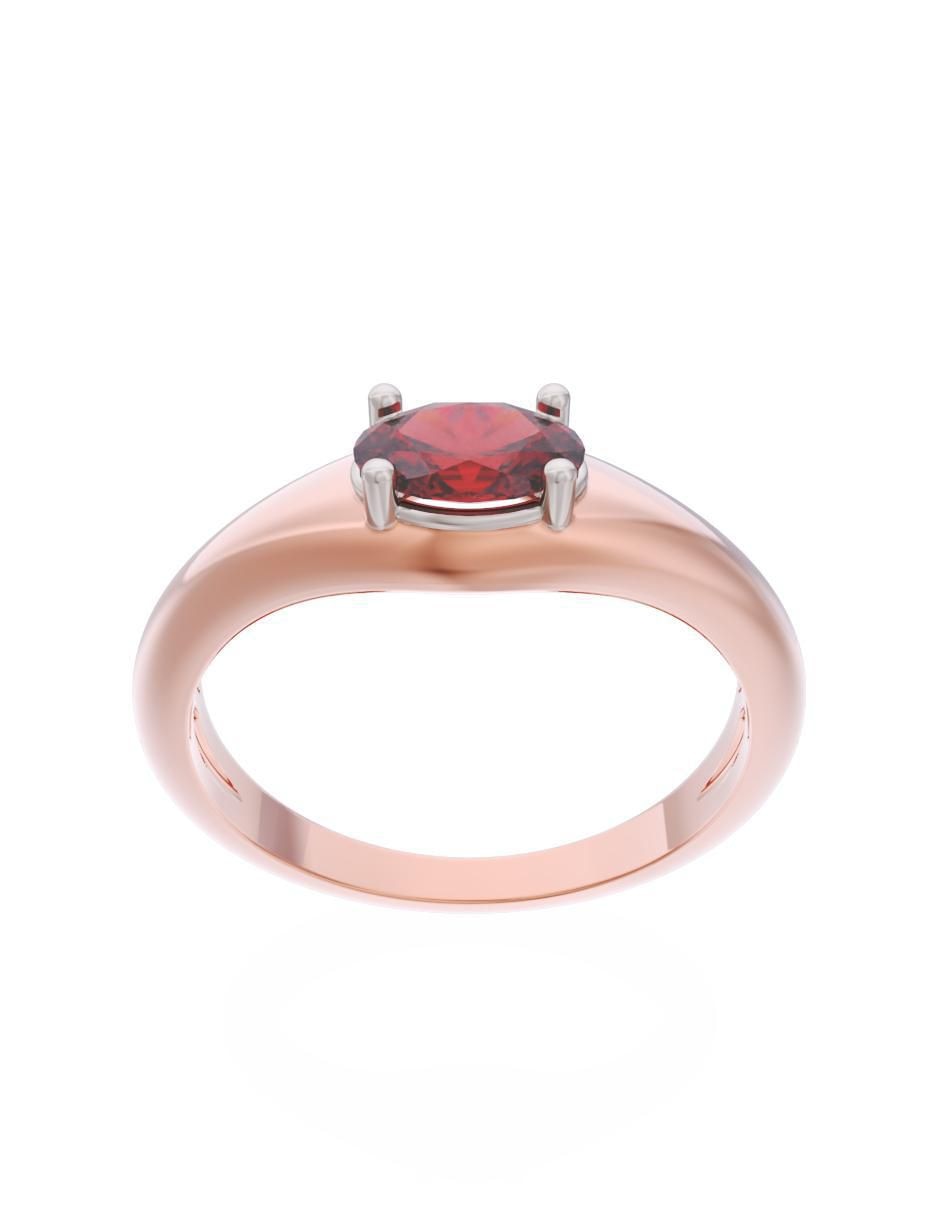 Anillo de compromiso de oro 10 k Eternidad 2025 2