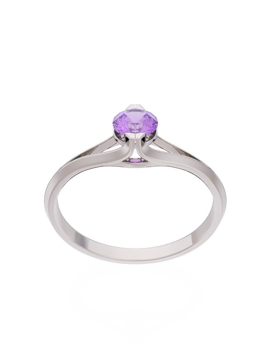 Anillo de compromiso de oro 10 k Eternidad 2025 2
