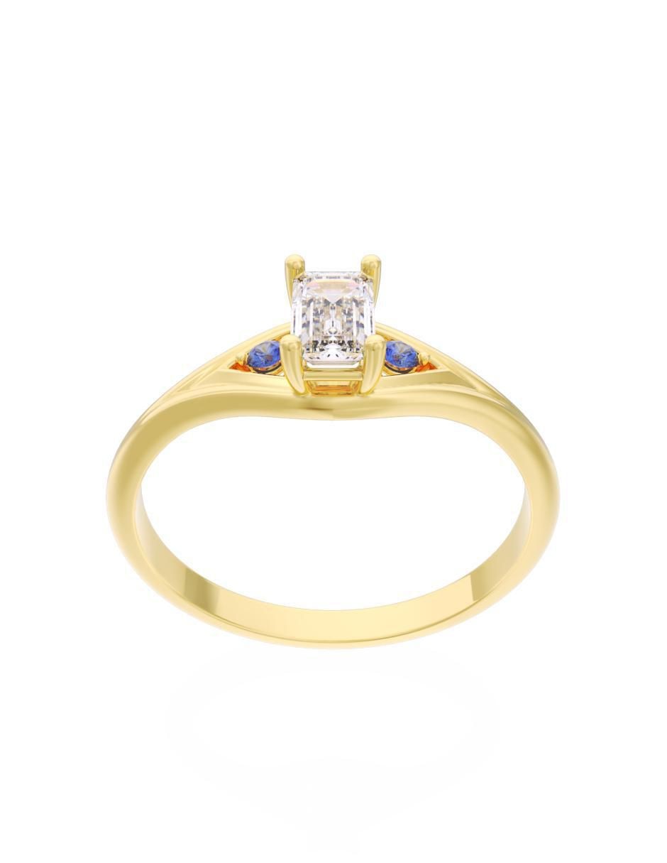 Anillo de compromiso "de" oro 10 k fonelli eternidad 2025 zirconia