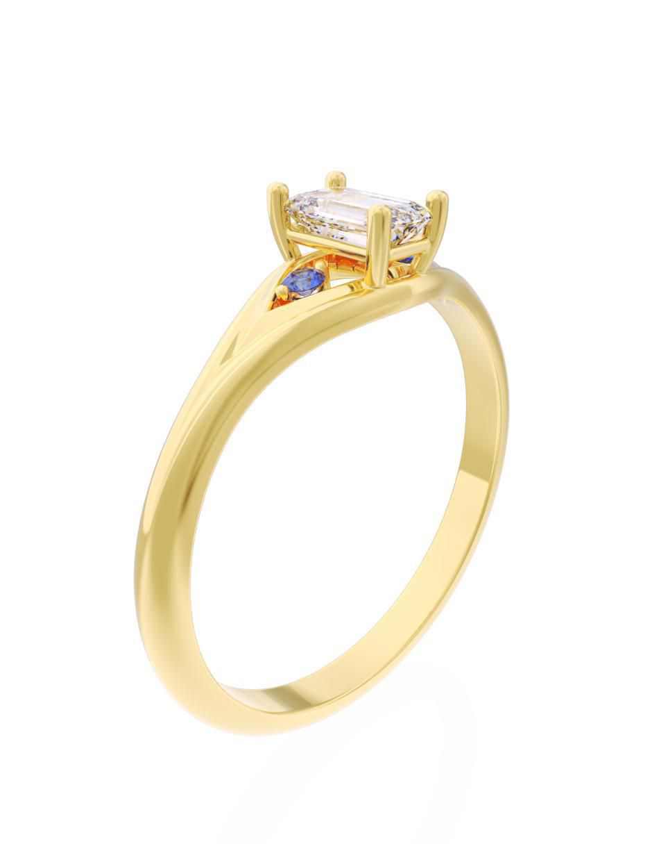 Anillo de compromiso "de" oro 10 k fonelli eternidad 2025 zirconia