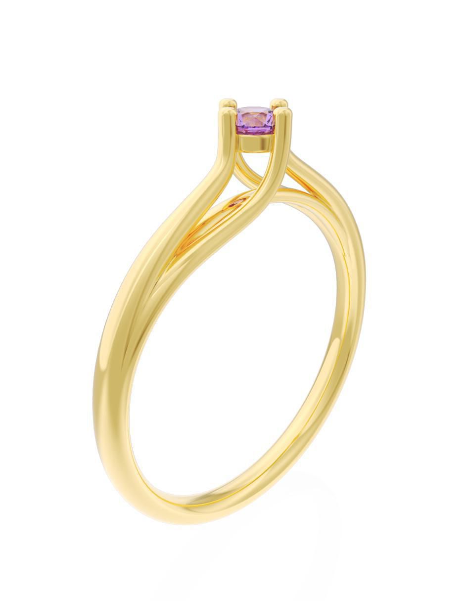 Anillo de compromiso "de" oro 10 k fonelli eternidad 2025 zirconia