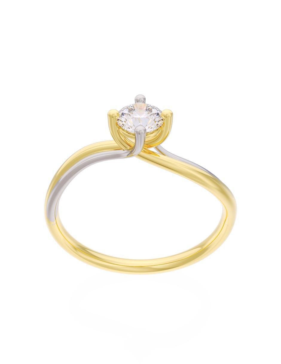 Anillo de compromiso "de" oro 10 k fonelli eternidad 2025 zirconia