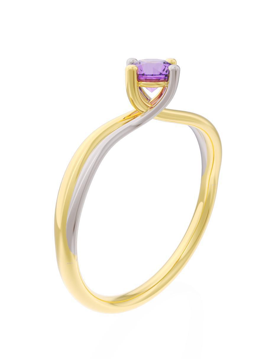 Anillo de compromiso "de" oro 10 k fonelli eternidad 2025 zirconia