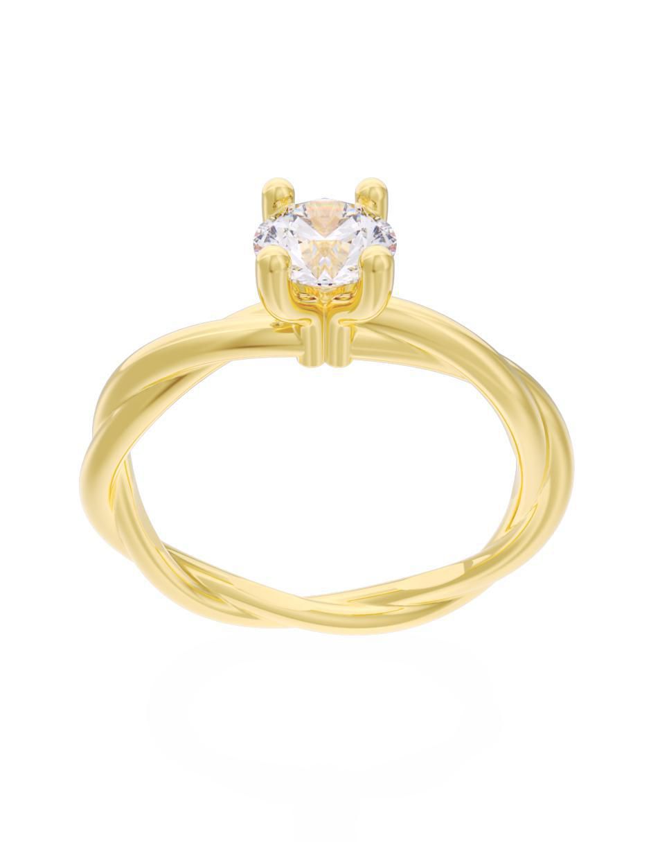 Anillo de compromiso "de" oro 10 k fonelli eternidad 2025 zirconia