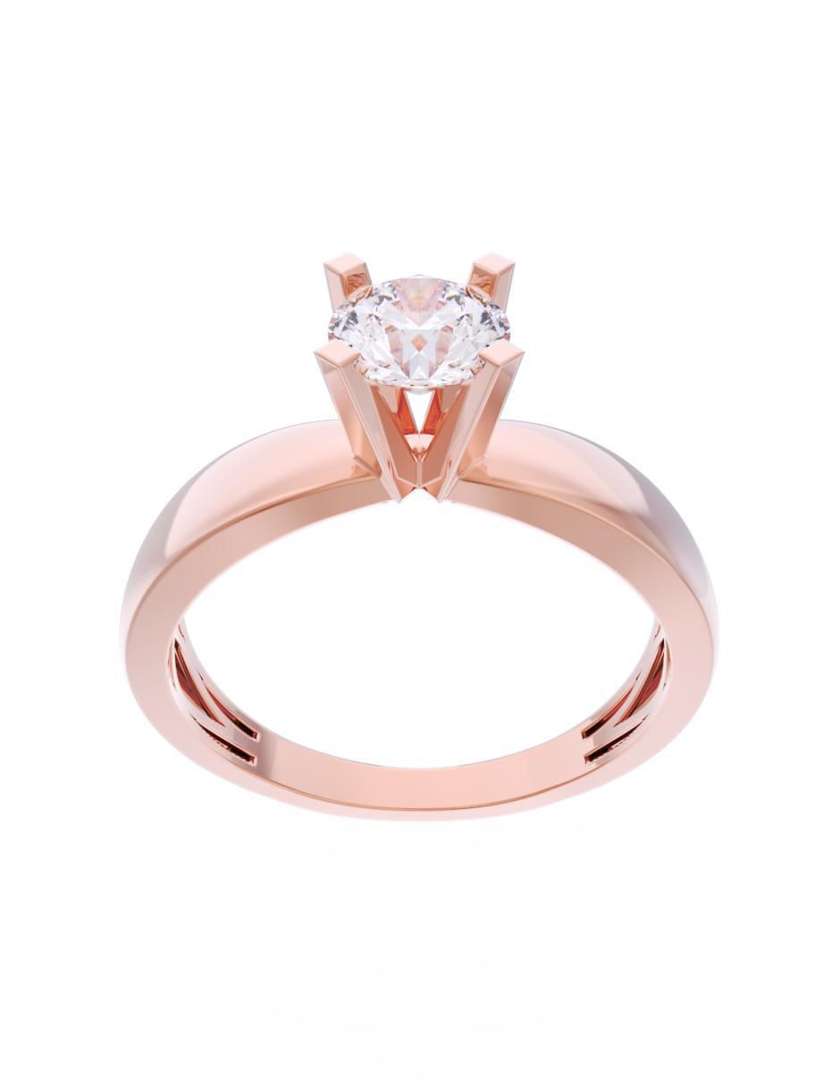 Anillo de compromiso de oro 10 k Eternidad 2025 2