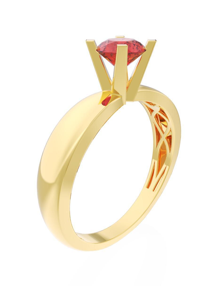 Anillo de compromiso "de" oro 10 k fonelli eternidad 2025 zirconia