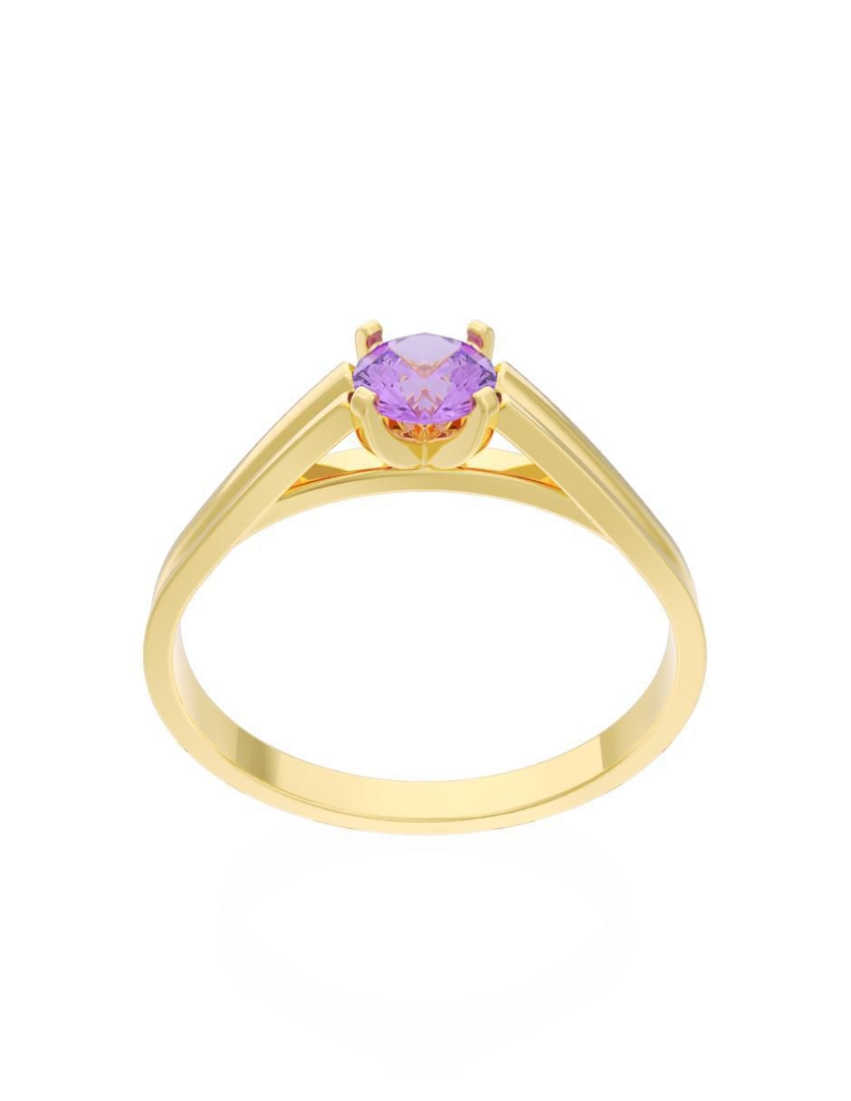 Anillo de compromiso "de" oro 10 k fonelli eternidad 2025 zirconia