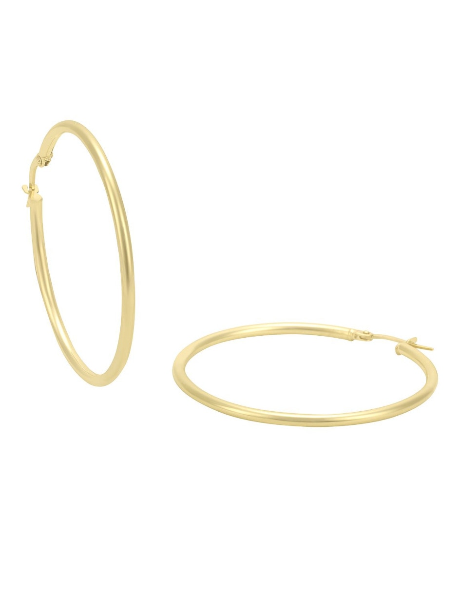 Arracadas de oro amarillo 14 k 2