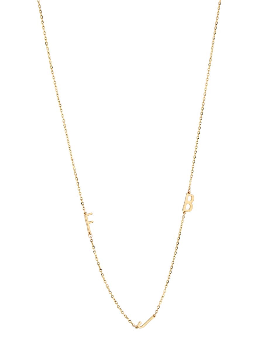 Collar de oro amarillo 14 k