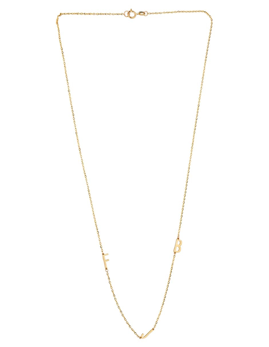 Collar de oro amarillo 14 k 2