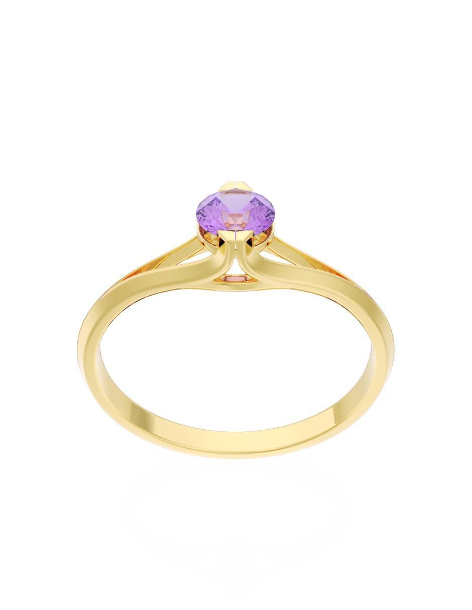 Anillo de compromiso "de" oro 10 k fonelli eternidad 2025 zirconia