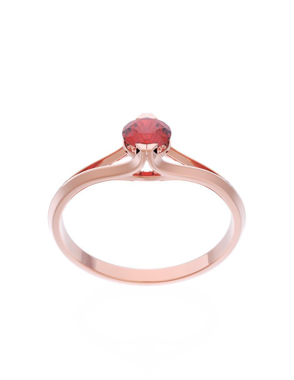 Anillo de compromiso de oro 10 k Eternidad 2025 2