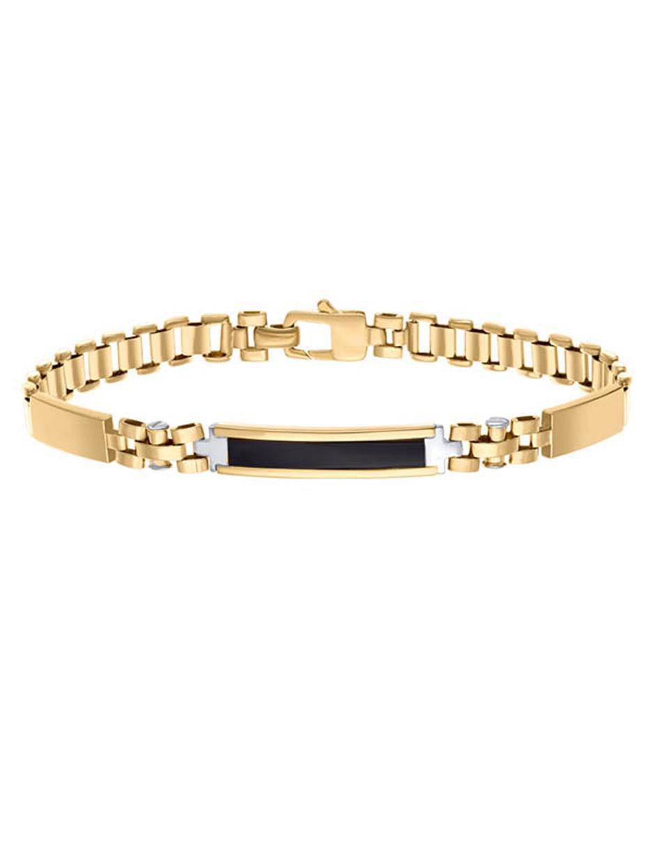 Esclava de oro con ónix 14 k