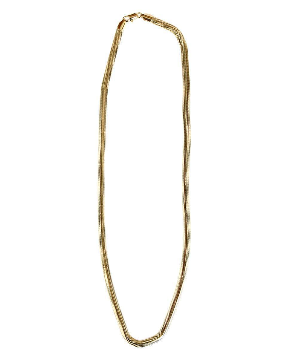 Cadena de serpiente de oro laminado 10 K