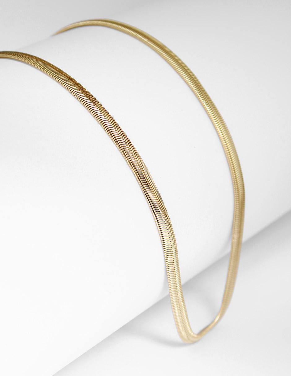 Cadena de serpiente de oro laminado 10 K 5