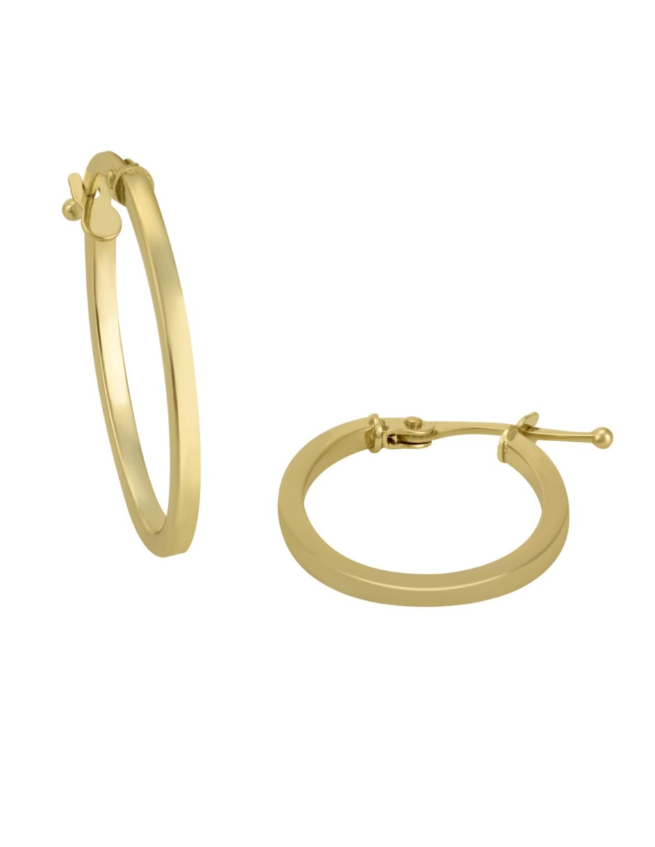 Arracadas de oro amarillo 14 k 2