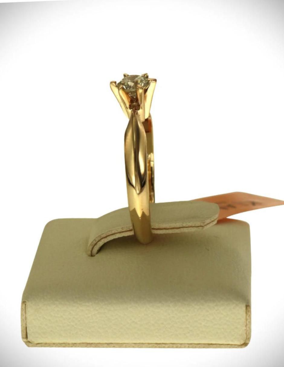 Anillo de compromiso "de" oro 14 k klamore esplendor diamante
