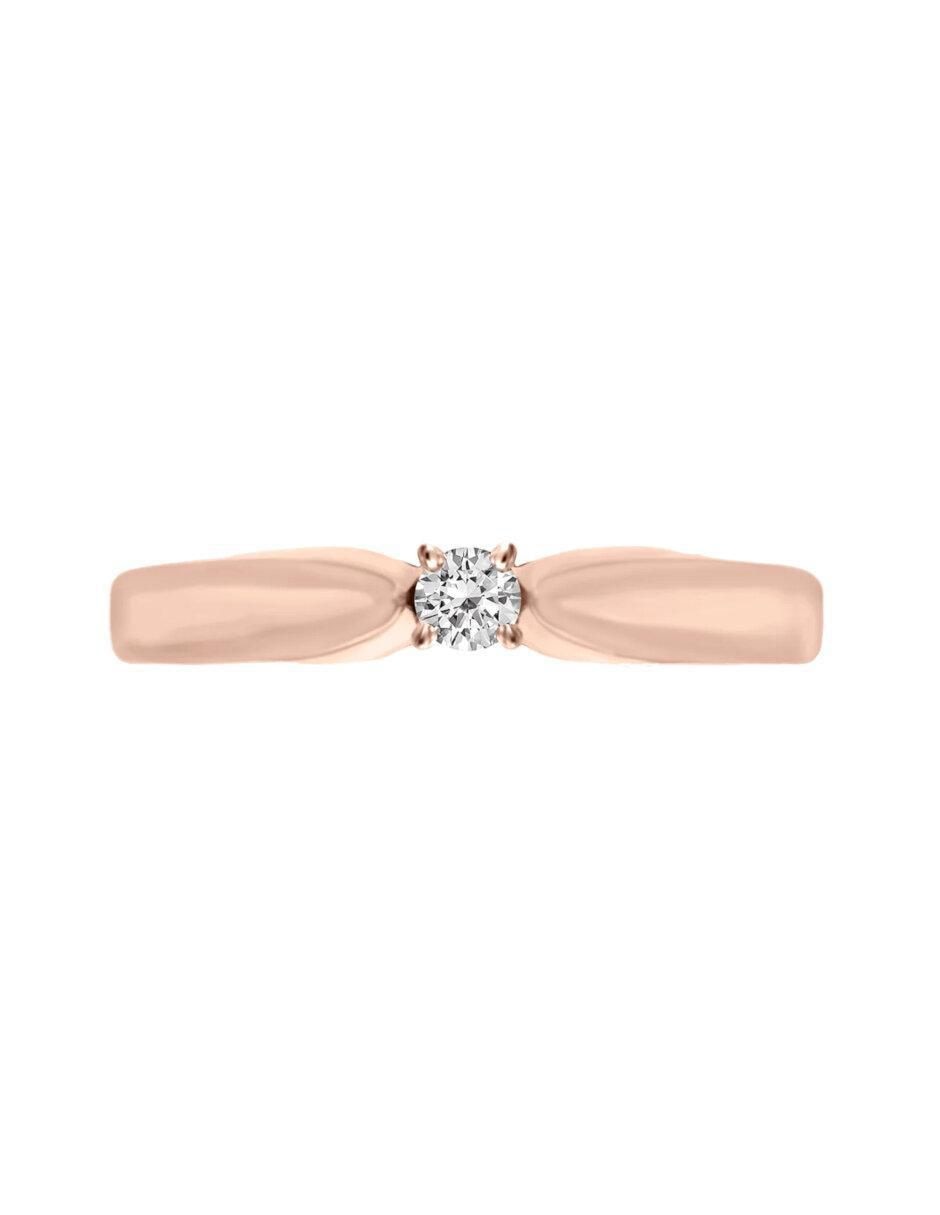 Solitario de oro 14 k Passione diamante Solitario de oro 14 k Passione diamante