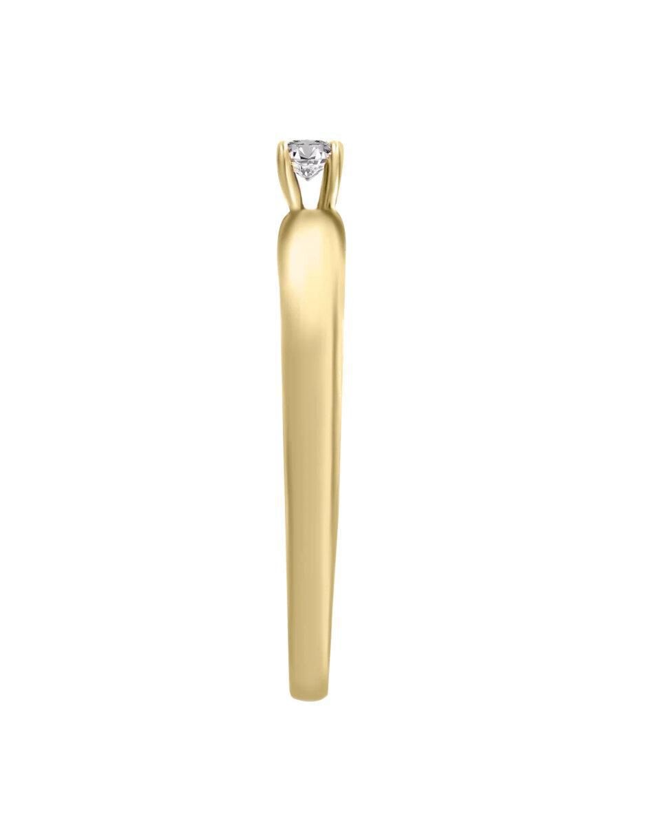 Anillo de compromiso "de" oro 14 k klamore eleonora diamante